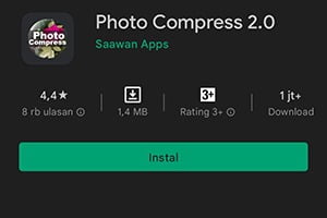 Photo Compress aplikasi kompres gambar