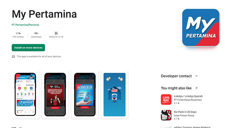 Unduh Aplikasi My Pertamina