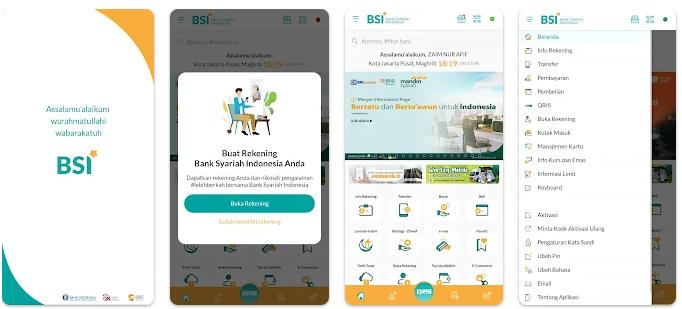 Aplikasi Mobile Banking BSI Mobile