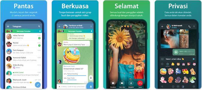 Aplikasi Telegram Android