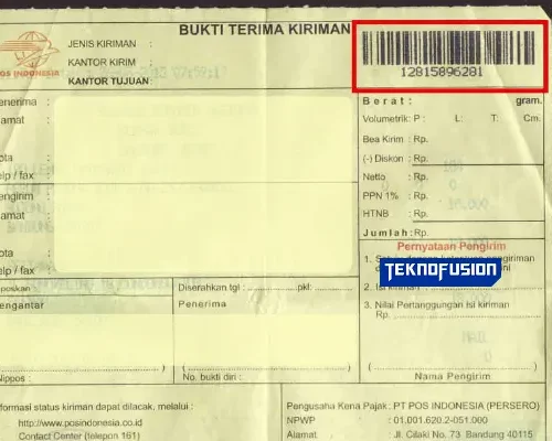 Cara Memeriksa Nomor Resi PT Pos Indonesia
