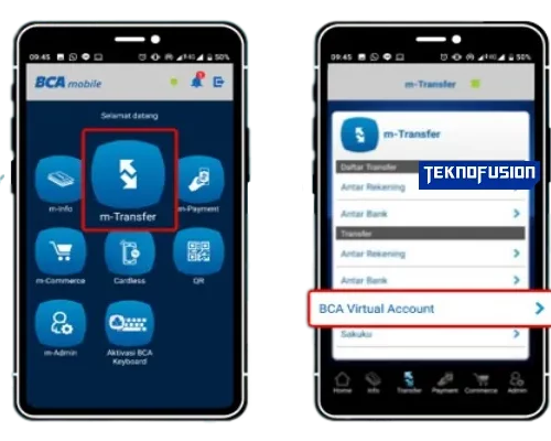 Cara Top Up DANA dari BCA Mobile