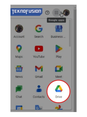 login ke Google Drive melalui akun Google atau akun Mmail