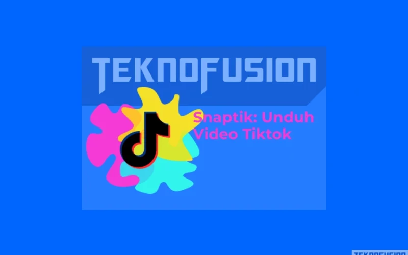 Cara Menggunakan Snaptik, Unduh Video Tiktok Tanpa Watermark