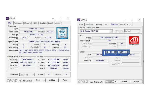 Cara Melihat Spesifikasi Laptop dengan CPU-Z