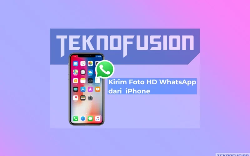 Kirim Foto HD WhatsApp dari iPhone