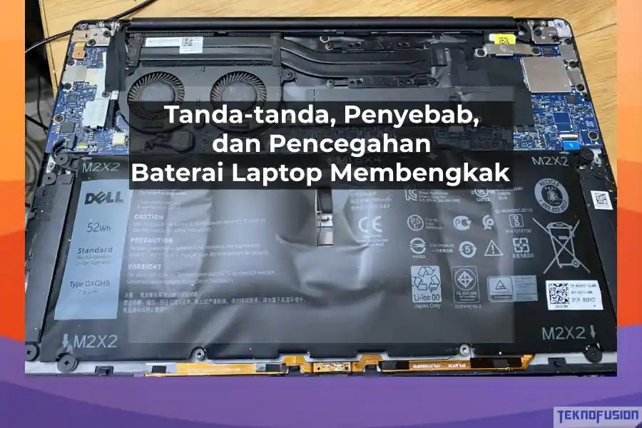Tanda-tanda, Penyebab, dan Pencegahan Baterai Laptop yang Membengkak